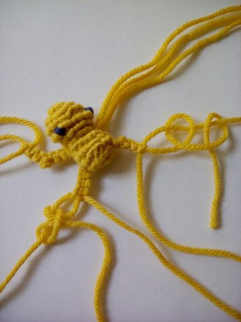 3D Macrame Frog - Arms and legs