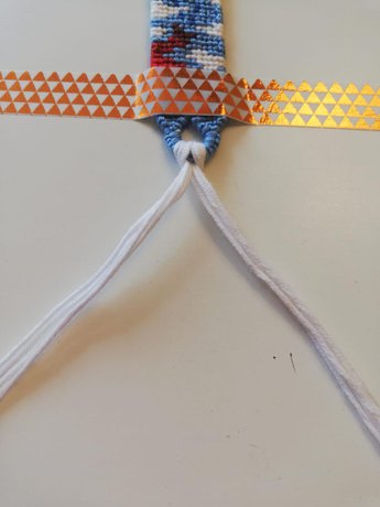 How To Make a Tassel On Your Bookmark! - Step 4