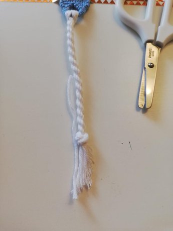How To Make a Tassel On Your Bookmark! - Step 6