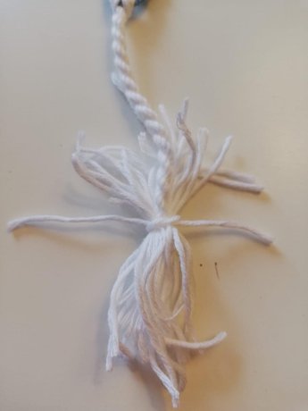 How To Make a Tassel On Your Bookmark! - Step 8