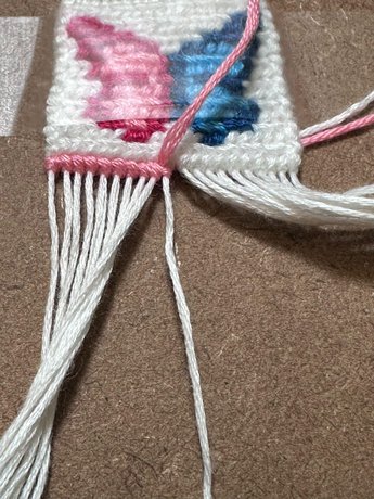 How To Make Double Triangle Ends - Step 4:
