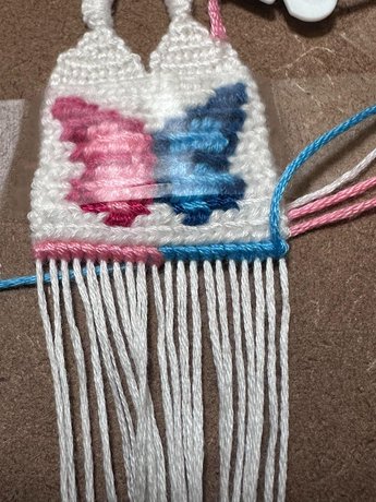 How To Make Double Triangle Ends - Step 8: