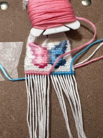 How To Make Double Triangle Ends - Step 9: