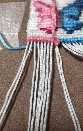 How To Make Double Triangle Ends - Step 10: