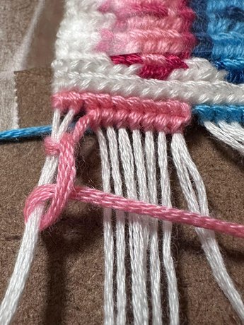 How To Make Double Triangle Ends - Step 12: