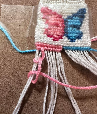 How To Make Double Triangle Ends - Step 13: