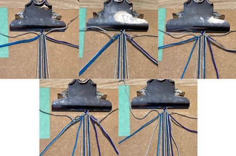 Shaped Border Technique - Steps 6 - 10