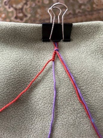 Beaded bracelet (beginner friendly) - Step 2