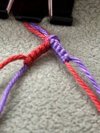 Beaded bracelet (beginner friendly) - Step 3