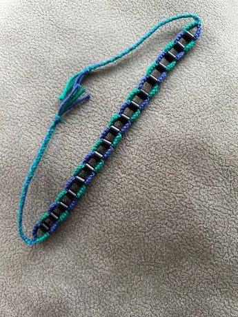 Beaded bracelet (beginner friendly) - Step 6