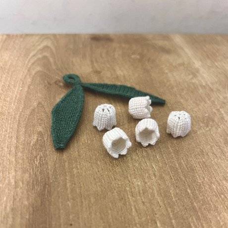 Lily of The Valley Keychain Tutorial - Part three: putting everything together