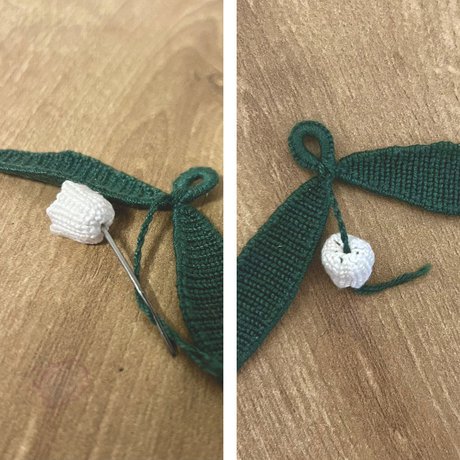 Lily of The Valley Keychain Tutorial - Step 3