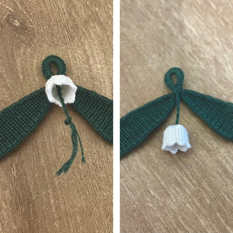 Lily of The Valley Keychain Tutorial - Step 4