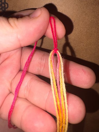 Woven Teardrop Bracelet Tutorial - 1.