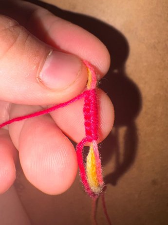 Woven Teardrop Bracelet Tutorial - 2.