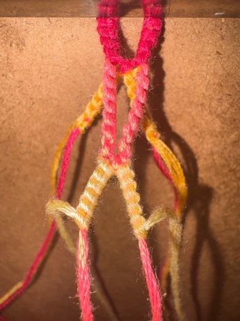 Woven Teardrop Bracelet Tutorial - 12.
