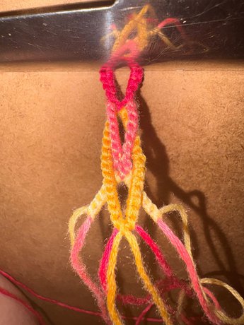 Woven Teardrop Bracelet Tutorial - 14.