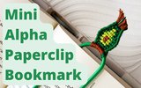 Mini Alpha Paperclip Bookmark