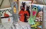 Macrame endings for alpha wallhangings & keychains
