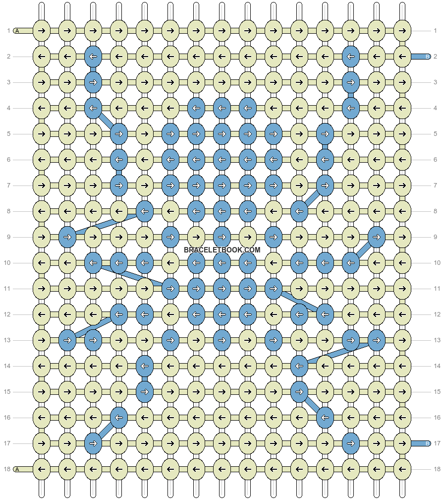 Alpha pattern #1186 variation #150 pattern