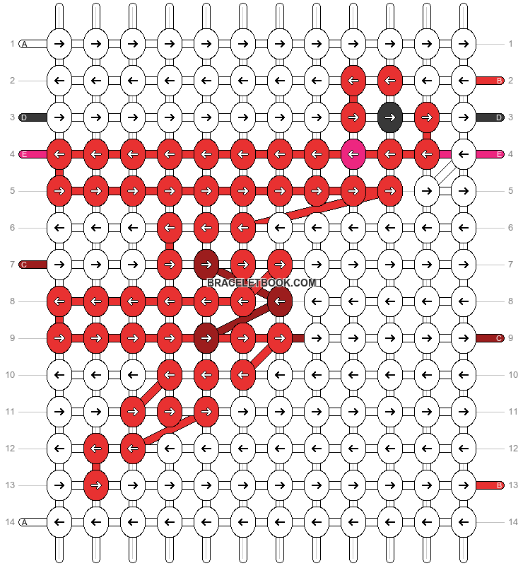 Alpha pattern #22158 variation #1719 pattern
