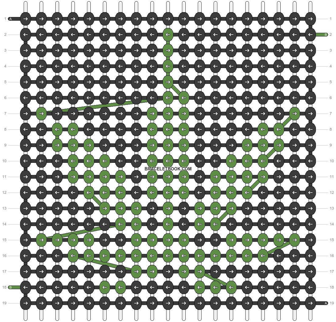 Alpha pattern #25107 variation #2040 pattern