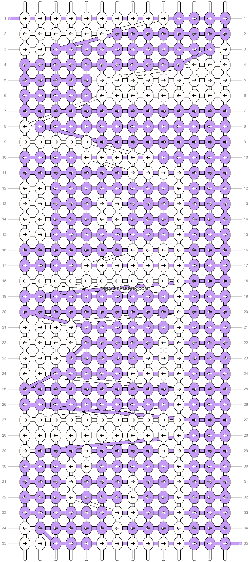 Alpha pattern #10616 variation #9222 pattern