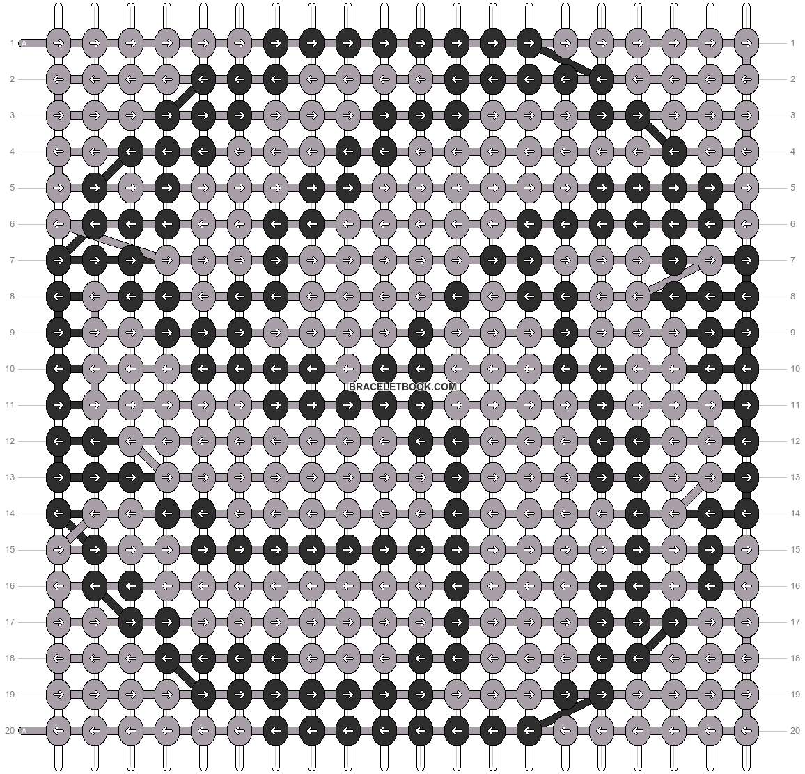 Alpha pattern #26645 variation #9231 pattern