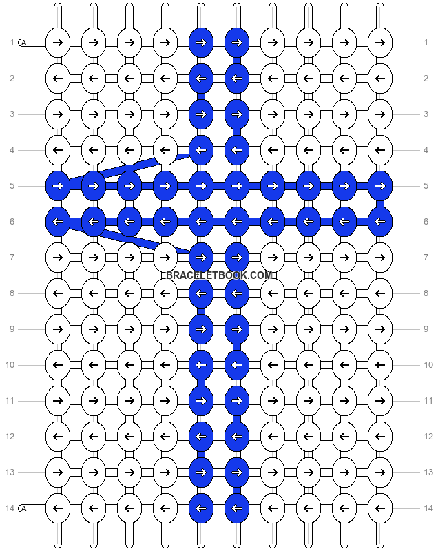 Alpha pattern #9816 variation #9525 pattern