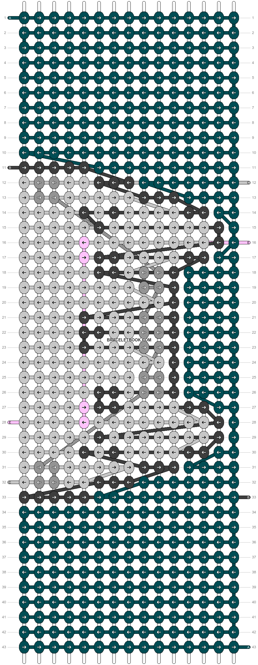 Alpha pattern #26406 variation #10484 pattern