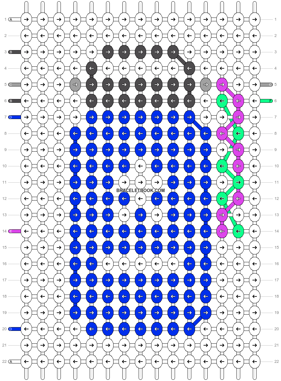 Alpha pattern #27224 variation #11055 pattern