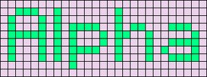 Alpha pattern #696 variation #11323