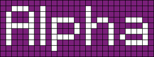 Alpha pattern #696 variation #11386