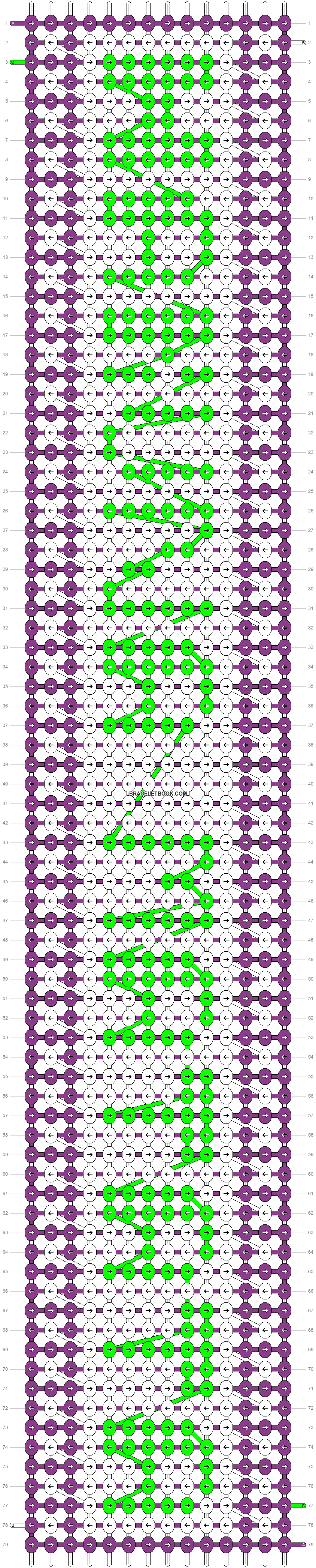 Alpha pattern #14438 variation #11433 pattern