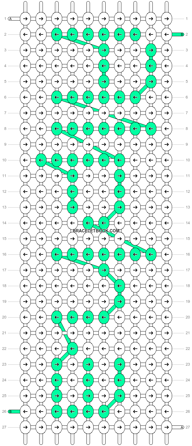Alpha pattern #696 variation #11574 pattern