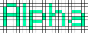 Alpha pattern #696 variation #11574