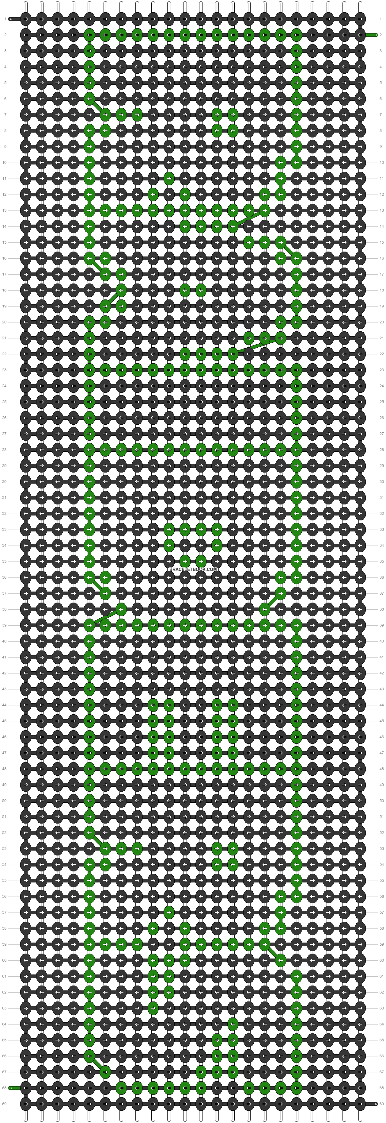 Alpha pattern #11863 variation #11603 pattern
