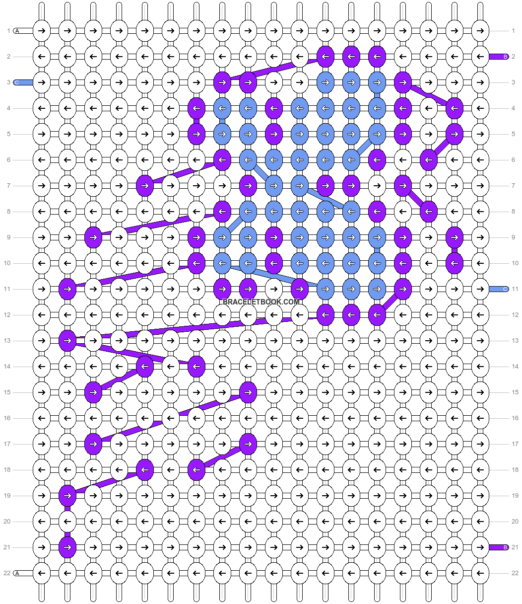 Alpha pattern #7378 variation #12359 pattern