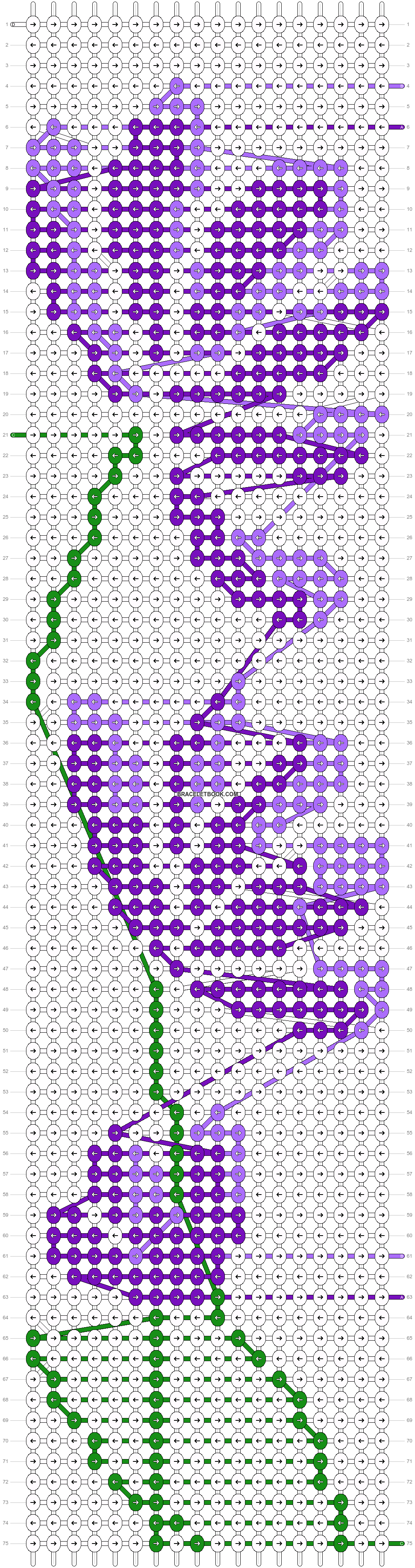 Alpha pattern #22054 variation #14272 pattern