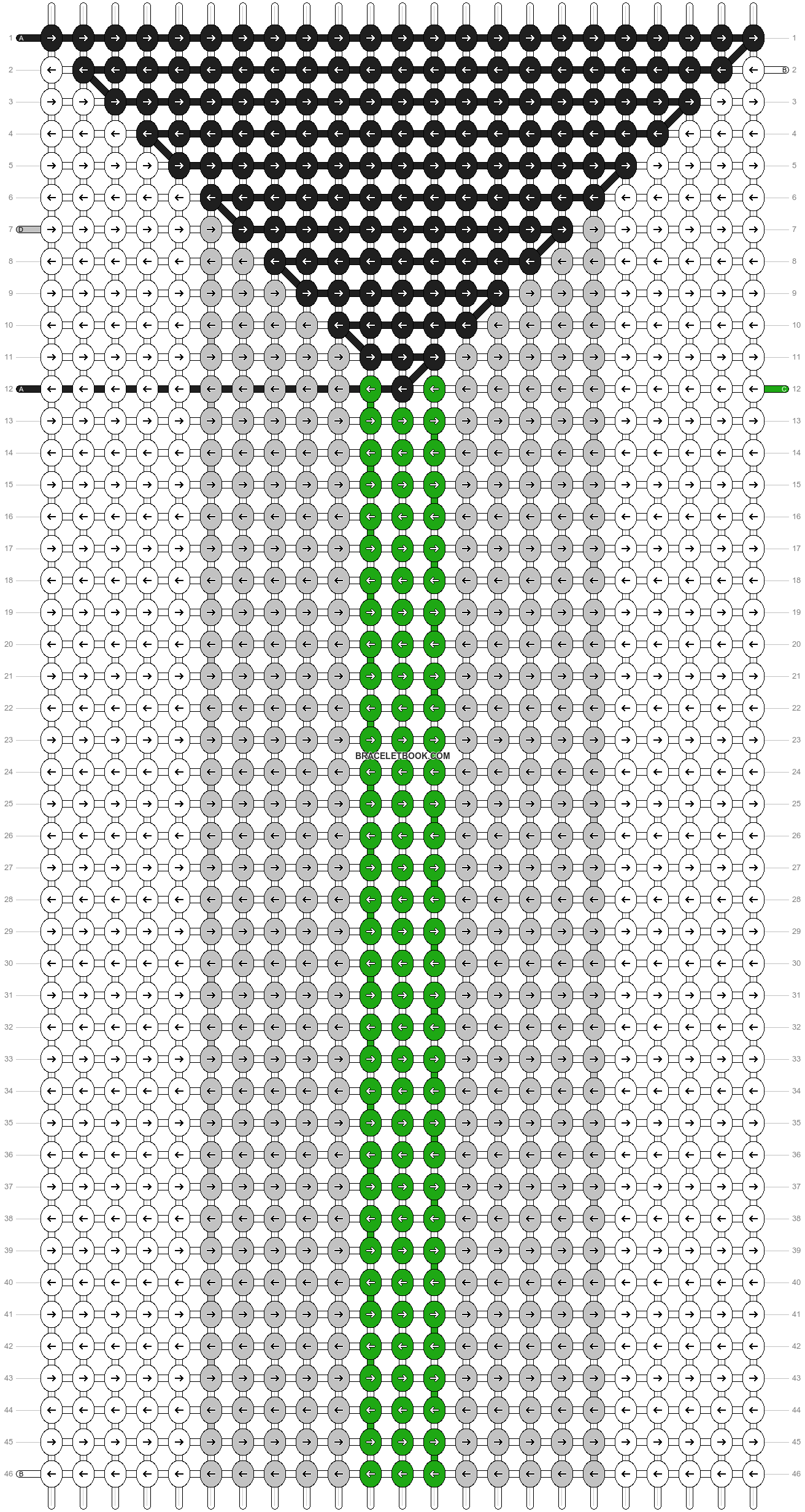 Alpha pattern #19388 variation #14564 pattern