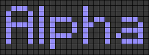 Alpha pattern #696 variation #15608
