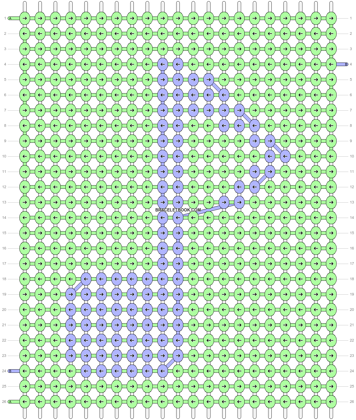 Alpha pattern #646 variation #18137 pattern