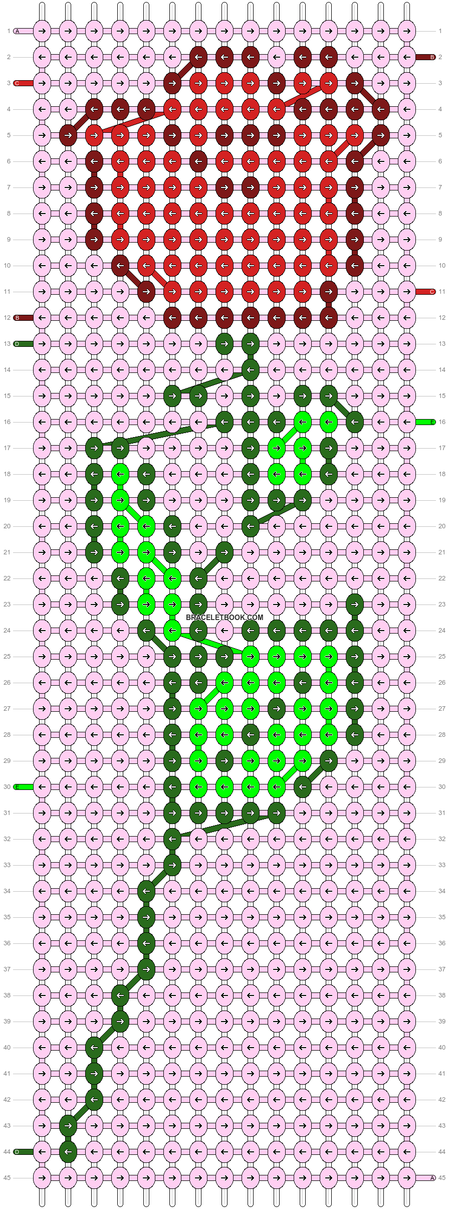 Alpha pattern #5430 variation #19380 pattern