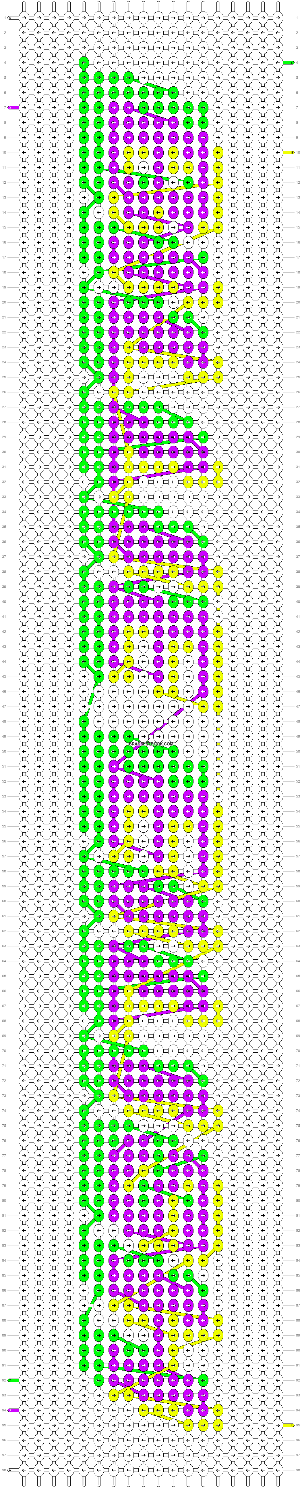 Alpha pattern #27540 variation #19600 pattern