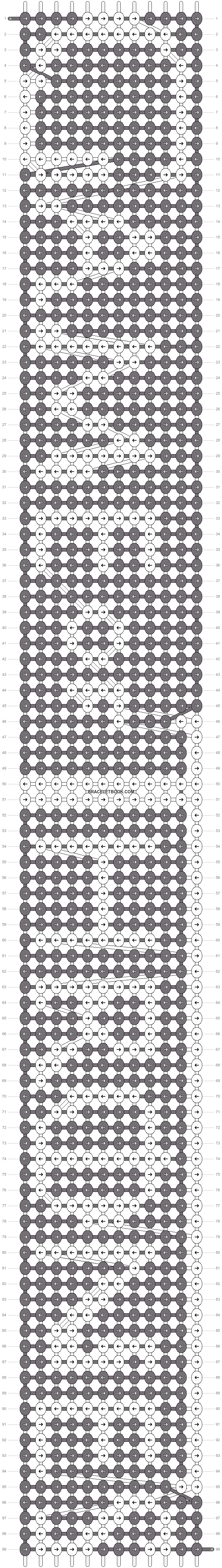 Alpha pattern #13663 variation #19677 pattern