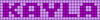 Alpha pattern #6782 variation #19804