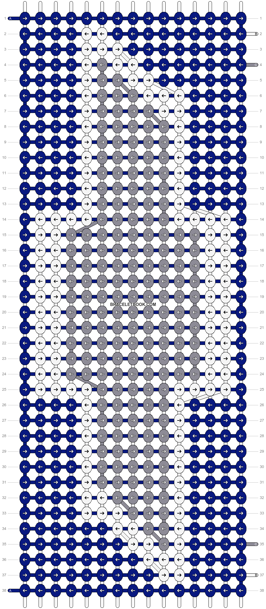 Alpha pattern #8890 variation #21332 pattern