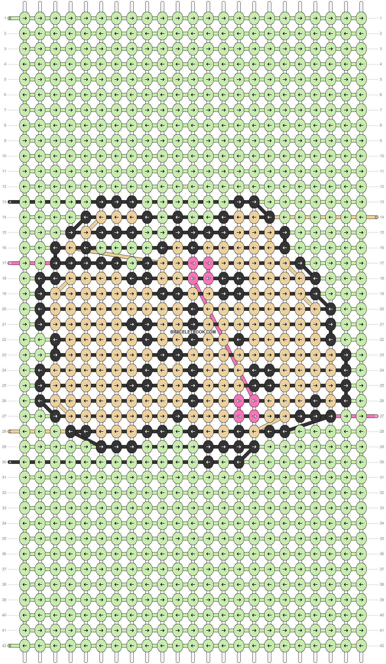Alpha pattern #33412 variation #24132 pattern