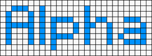 Alpha pattern #696 variation #24705