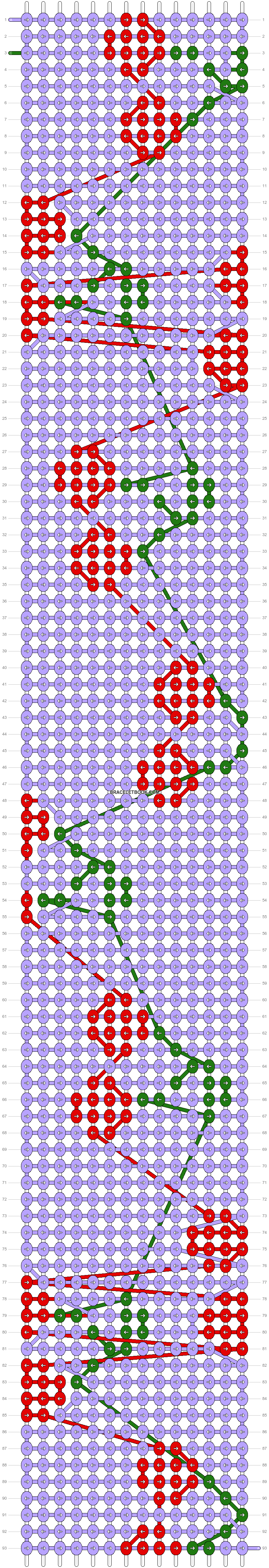 Alpha pattern #25002 variation #25045 pattern